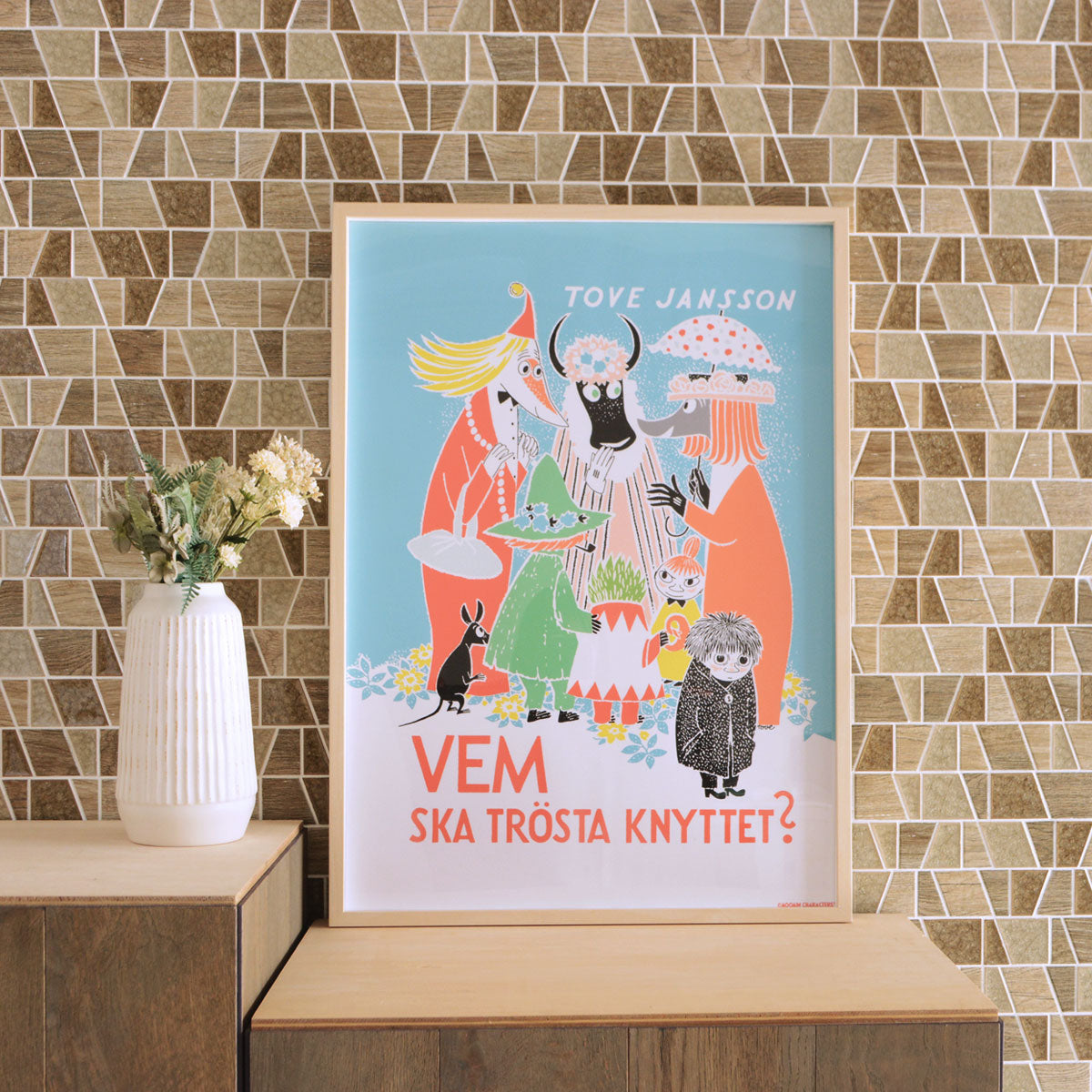 Moomin ムーミン ポスター ( Who will comfort Toffle? / 50 x 70 cm )