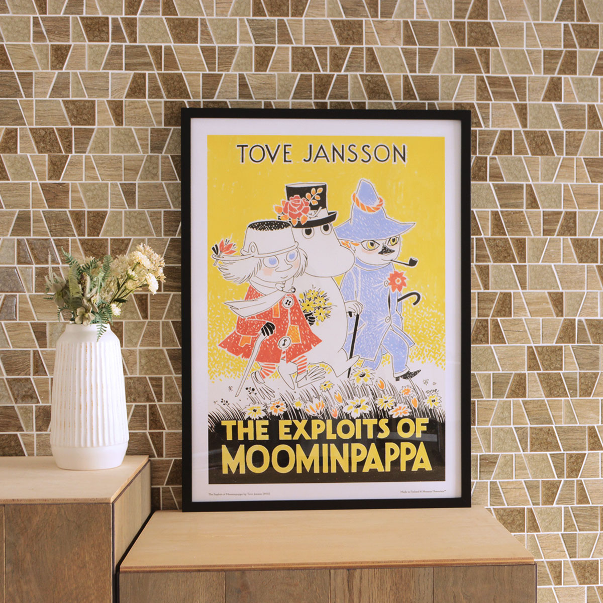 Moomin ムーミン ポスター ( The Exploits of Moominpappa / 50 x 70 cm )