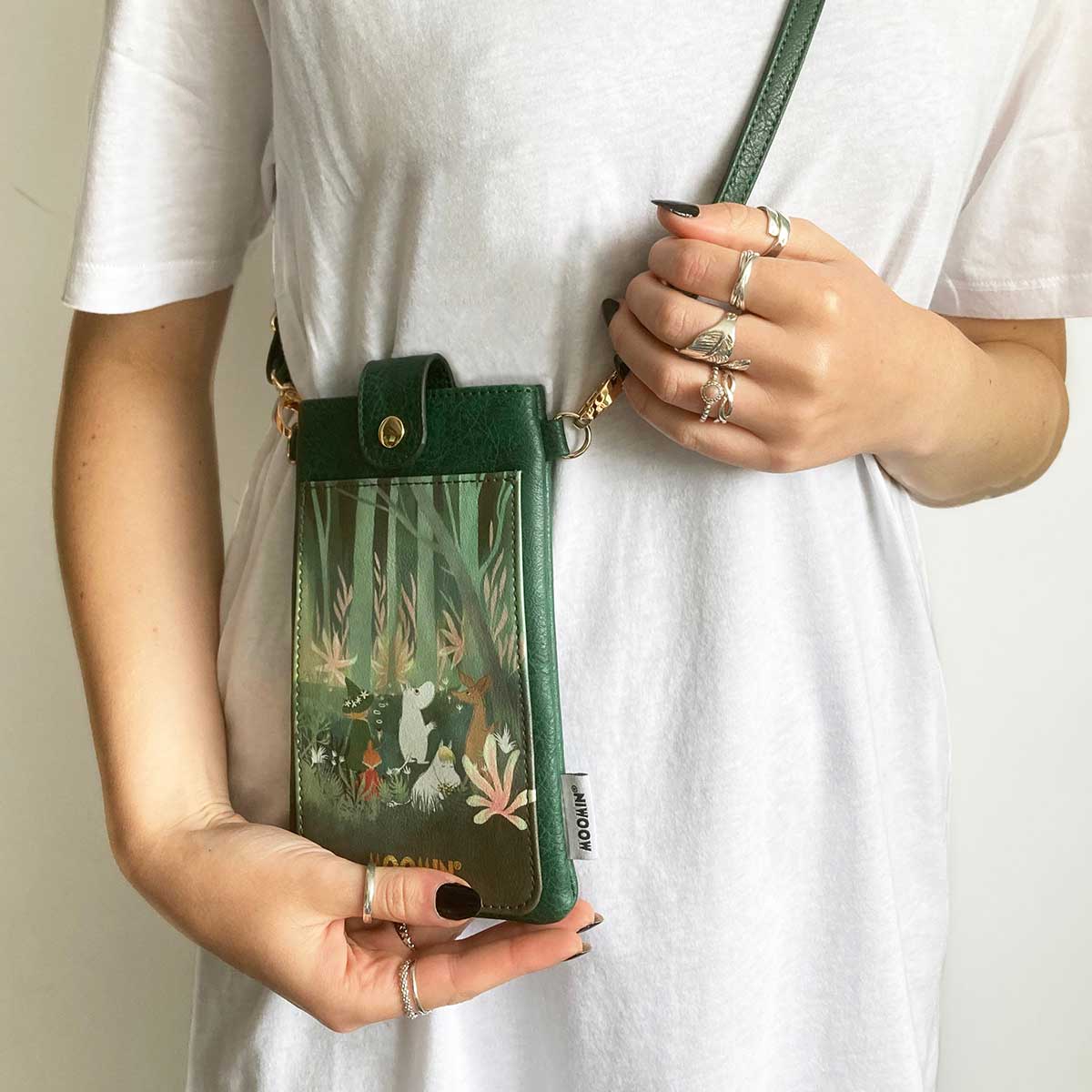 Moomin ムーミン House of Disaster ハウス オブ ディザスター スマホショルダー ( Forest )