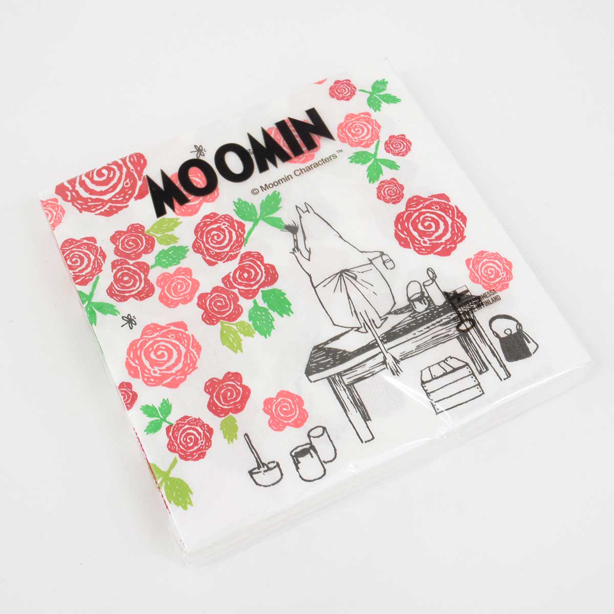 Moomin ムーミン Havi ハヴィ デザインペーパー ( ローズ / 20枚入り )