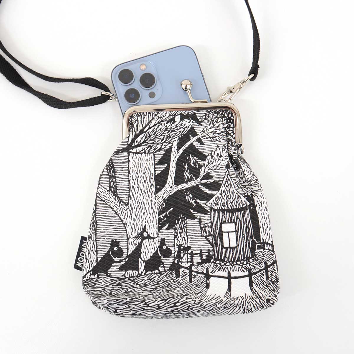 Moomin ムーミン Martinex マルティネックス がま口携帯ポシェット ( アドベンチャー )