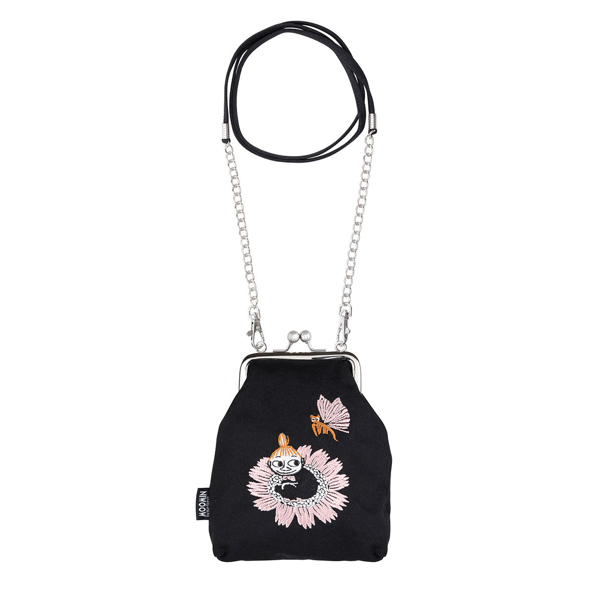 Moomin ムーミン Martinex マルティネックス がま口携帯ポシェット ( リトルミイとバタフライ )