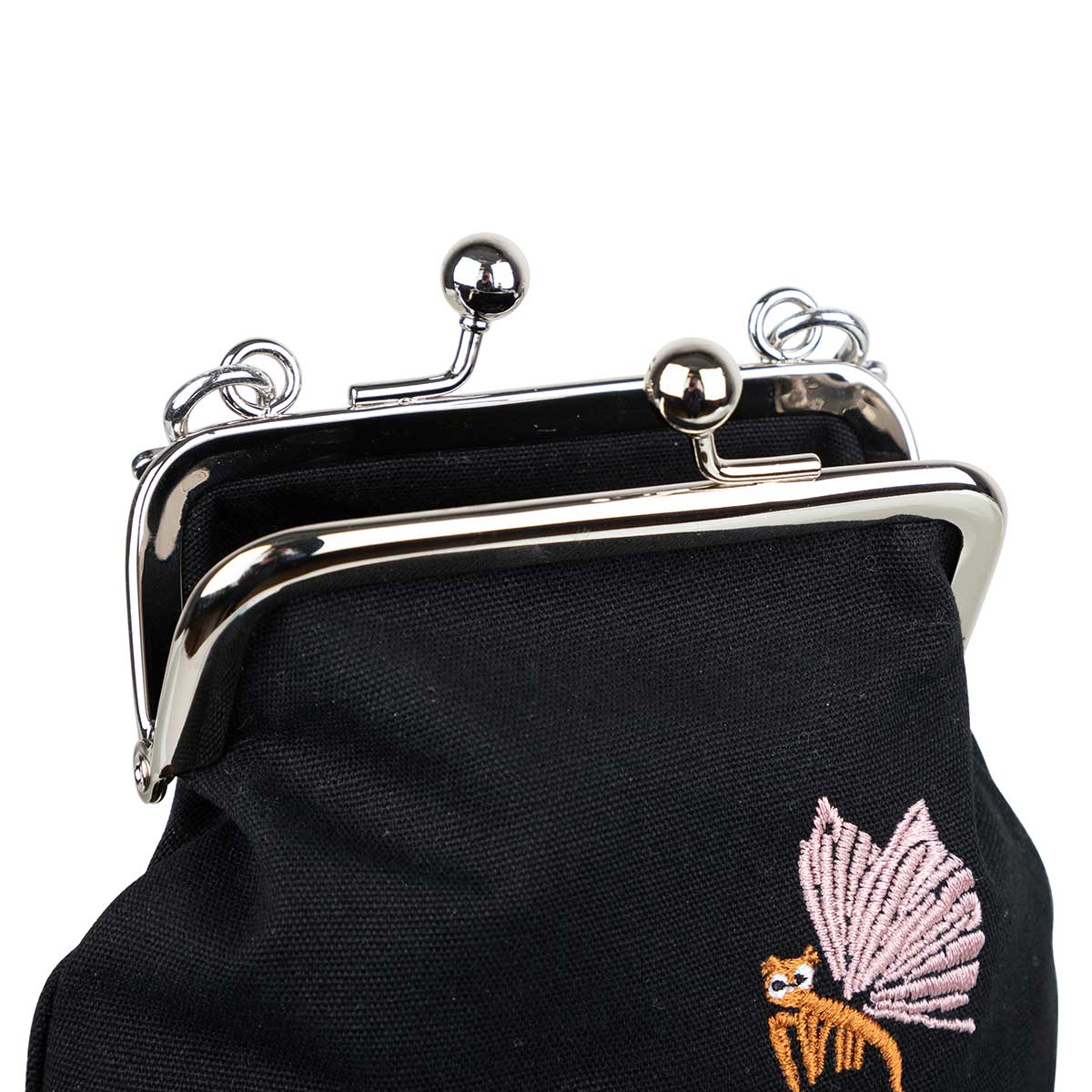 Moomin ムーミン Martinex マルティネックス がま口携帯ポシェット ( リトルミイとバタフライ )