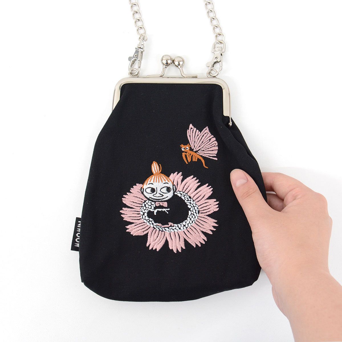 Moomin ムーミン Martinex マルティネックス がま口携帯ポシェット ( リトルミイとバタフライ )