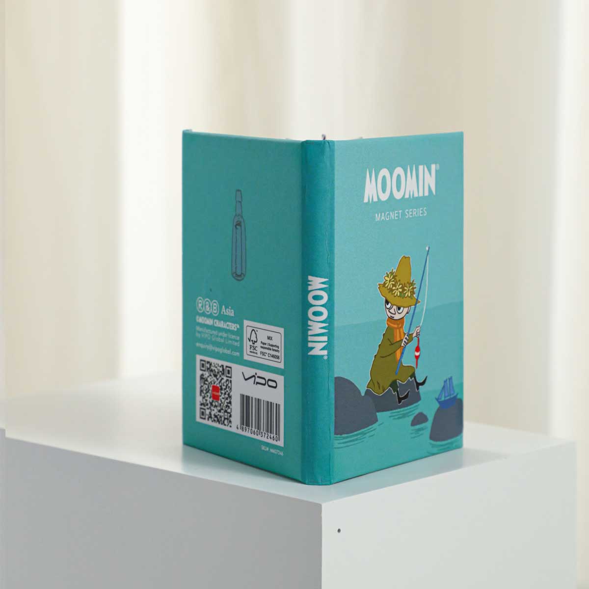 Moomin ムーミン Anglo Nordic アングロ ノルディック ブックマグネット ( スナフキン )