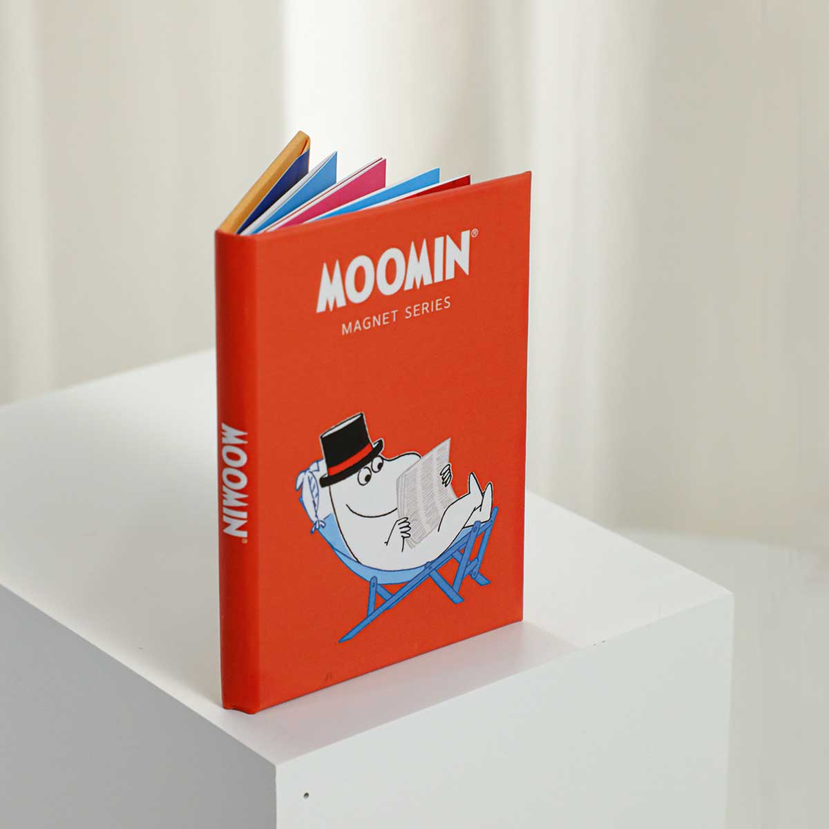 Moomin ムーミン Angro Nordic アングロ ノルディック ブックマグネット ( ムーミンパパ )
