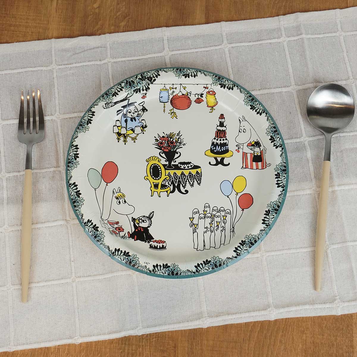Moomin ムーミン Havi ハヴィ ペーパープレート ( ガーデンパーティー / 22cm / 10枚入り )
