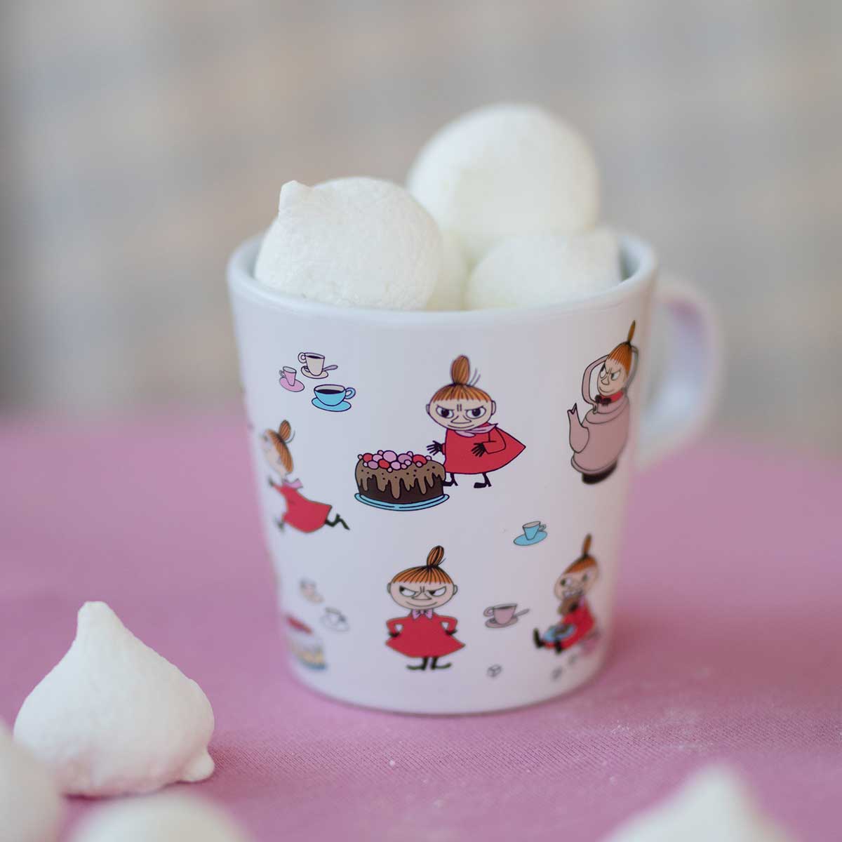 Moomin ムーミン Ratt Start ラットスタート プラスチックマグカップ ( Moomin Little My / ホワイト )