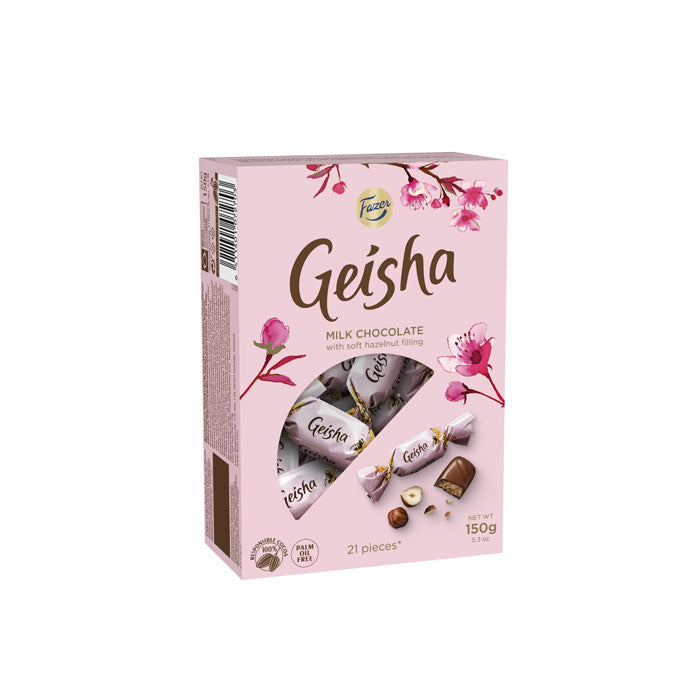 Fazer ファッツェル Geisha ゲイシャ ミルクチョコレート ( 箱入り / 150g / 21個入り )
