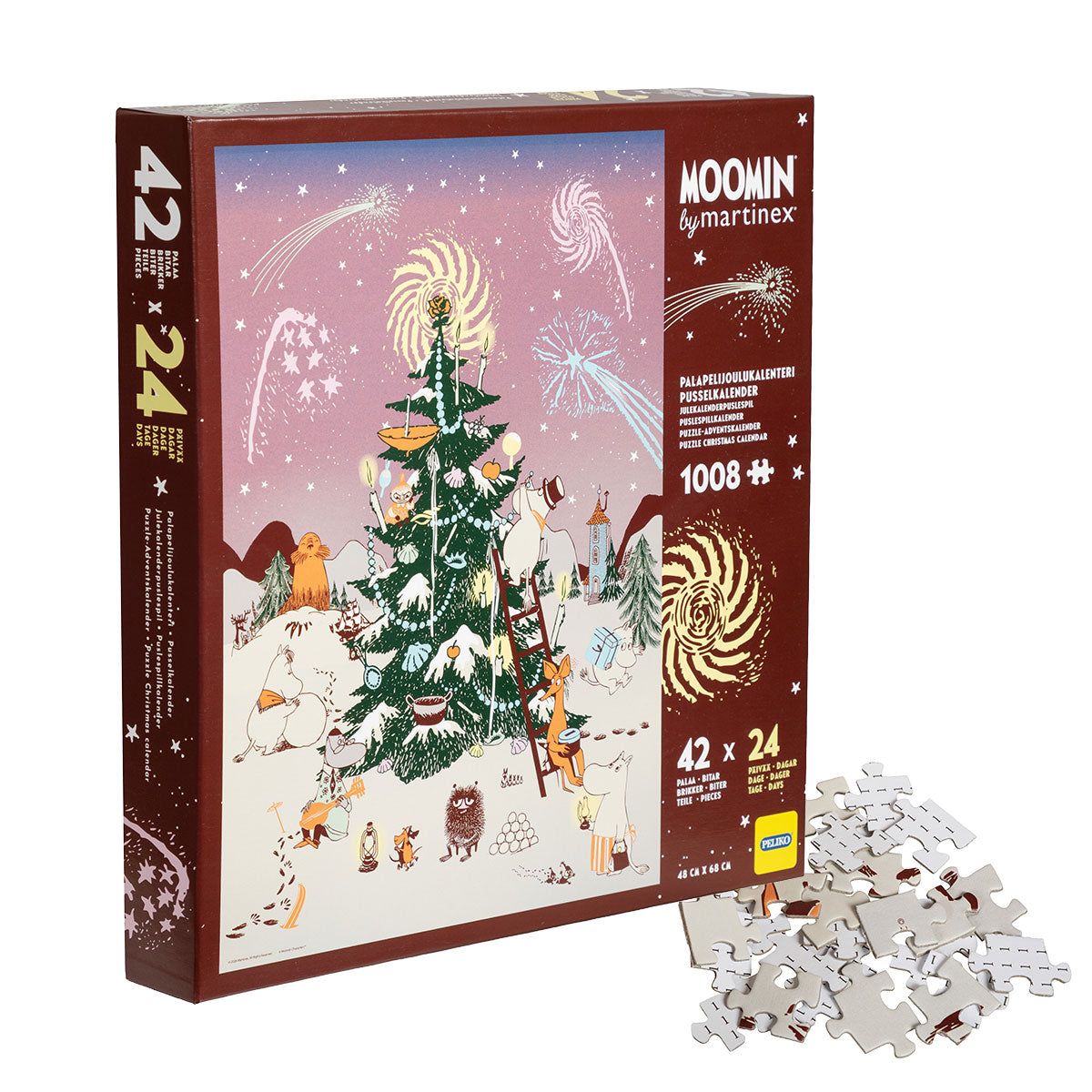 Moomin ムーミン Martinex マルティネックス ムーミンパズル アドベントカレンダー ( クリスマスツリー )