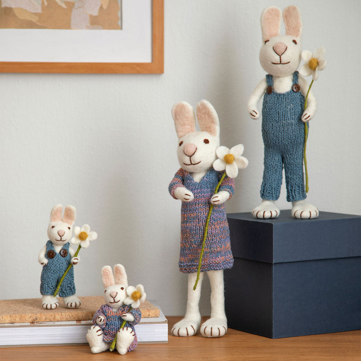 Gry&Sif グライアンドシフ ホワイトバニー Big ( ブルーパンツ / マーガレット )