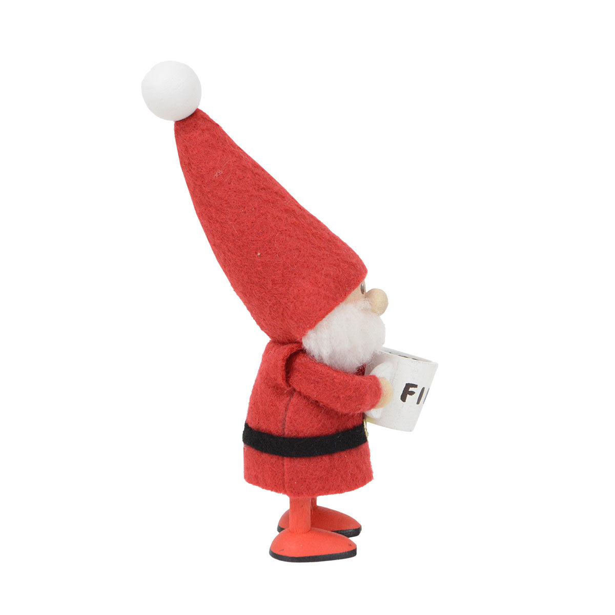 【復刻】NORDIKA nisse ノルディカ ニッセ クリスマス 木製人形(マグカップを持ったサンタ)