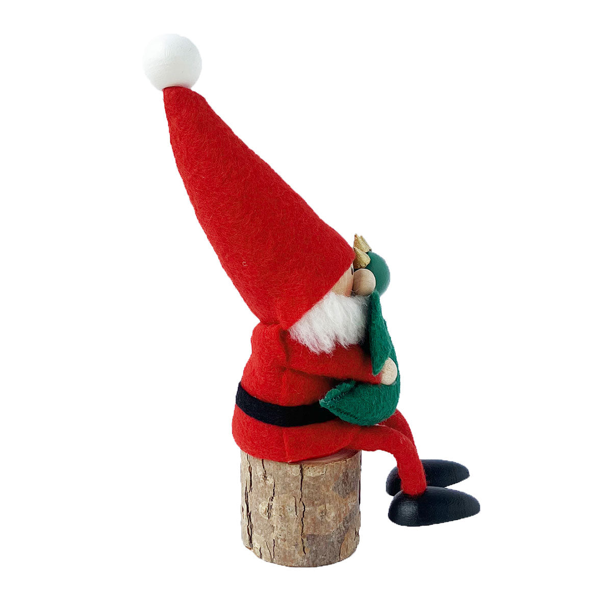 【2023新作】NORDIKA nisse ノルディカ ニッセ クリスマス 木製人形 ( ドラゴンを抱えたサンタ )