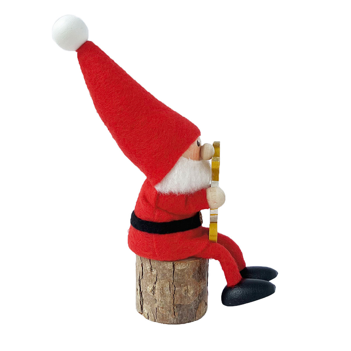 NORDIKA nisse ノルディカ ニッセ クリスマス 木製人形 ( タツノオトシゴを抱えたサンタ )