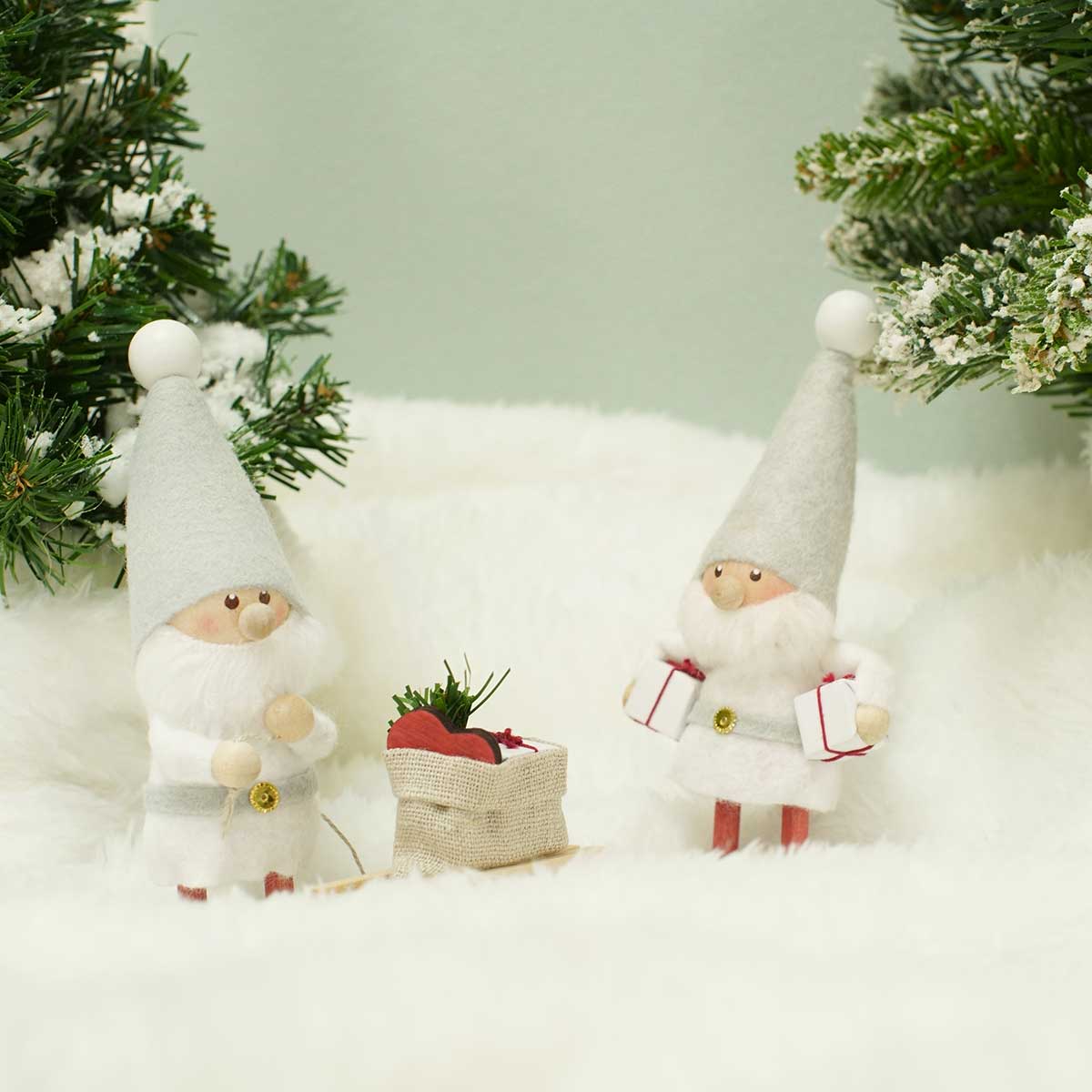 NORDIKA nisse ノルディカ ニッセ クリスマス 木製人形 ( 欲張りサンタ / サイレントナイト )