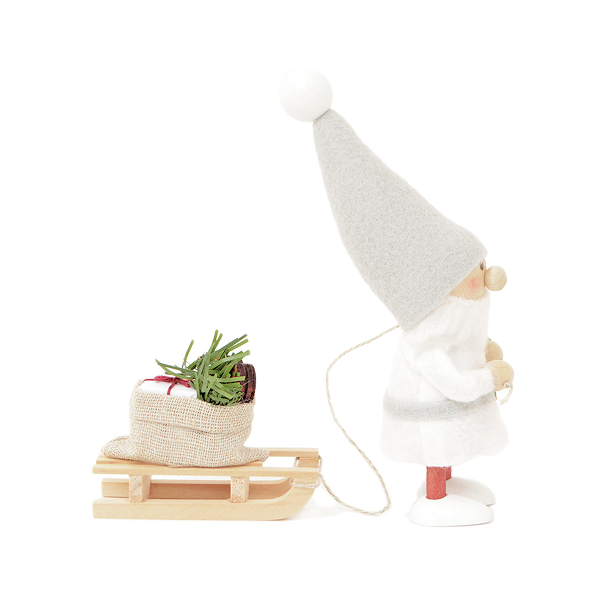 NORDIKA nisse ノルディカ ニッセ クリスマス 木製人形 ( ハートを届けるサンタ / サイレントナイト )