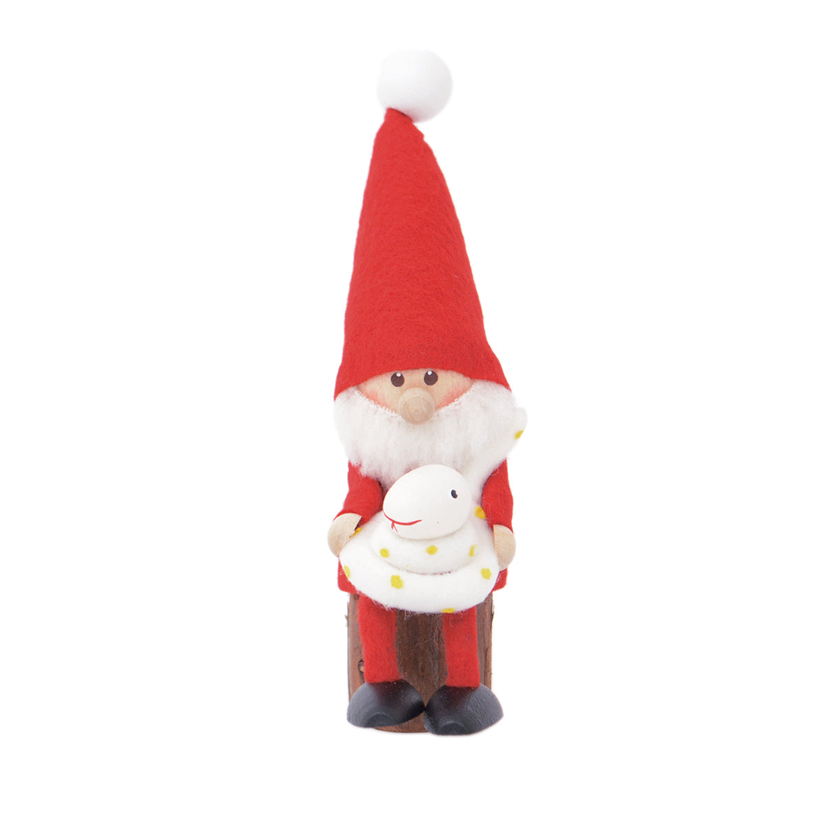 NORDIKA nisse ノルディカ ニッセ クリスマス 木製人形 ( ヘビを抱えたサンタ )