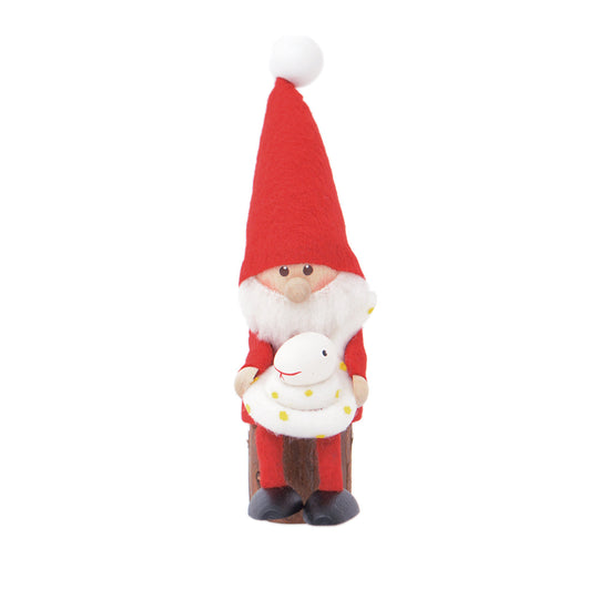 NORDIKA nisse ノルディカ ニッセ クリスマス 木製人形 ( ヘビを抱えたサンタ )