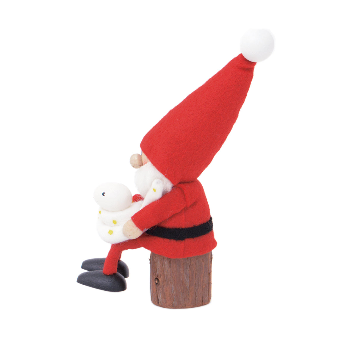 NORDIKA nisse ノルディカ ニッセ クリスマス 木製人形 ( ヘビを抱えたサンタ )