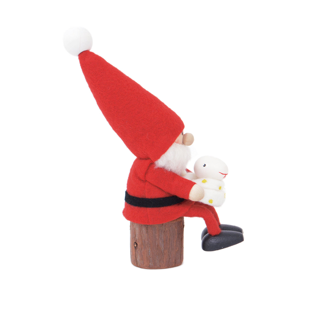 NORDIKA nisse ノルディカ ニッセ クリスマス 木製人形 ( ヘビを抱えたサンタ )