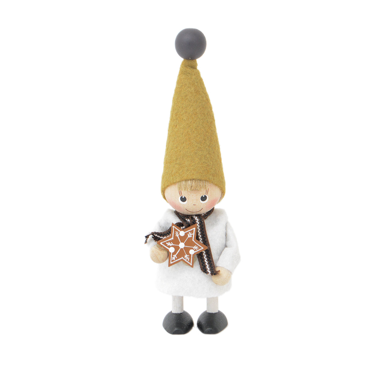 NORDIKA nisse ノルディカ ニッセ クリスマス 木製人形 ( ジンジャークッキーを持った男の子 / Jule Hygge )