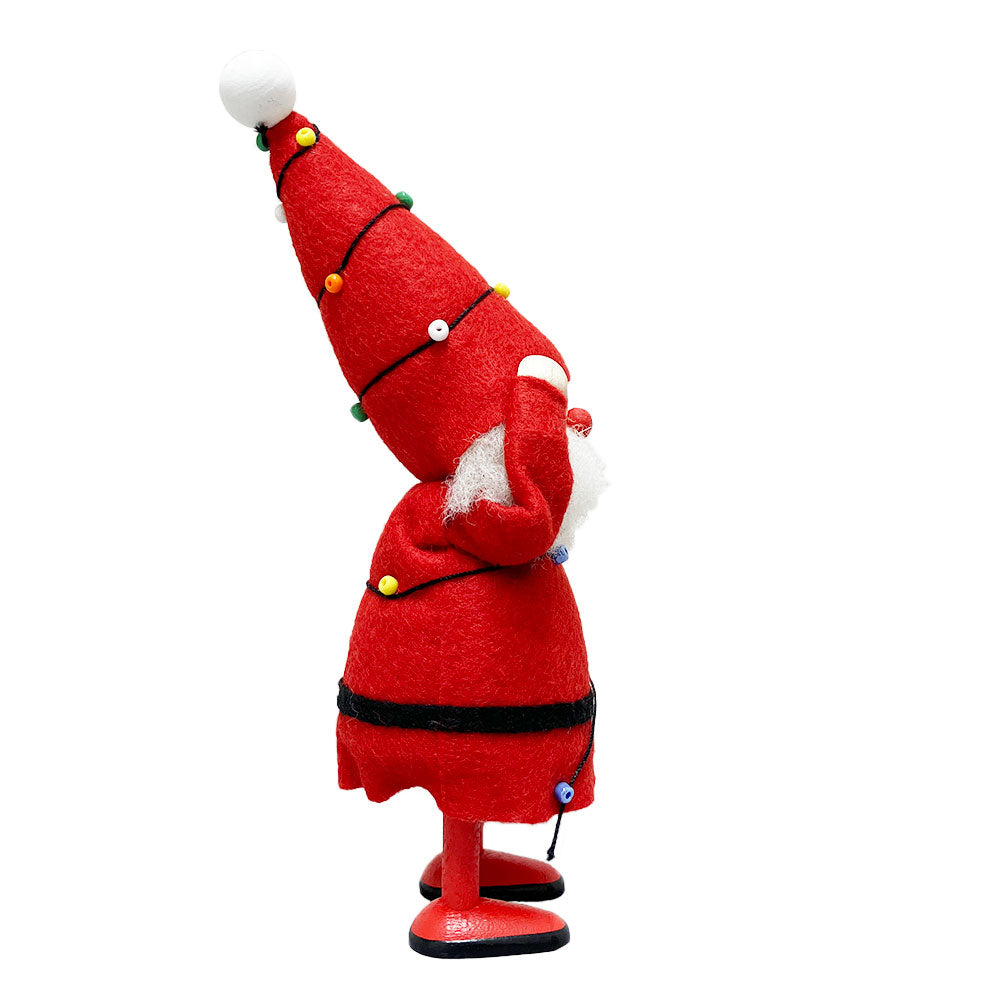 NORDIKA nisse ノルディカ ニッセ クリスマス 木製人形(電飾にからまるサンタ / ビックノルディカ )