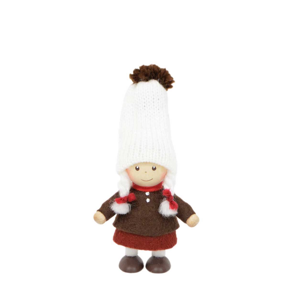 NORDIKA nisse ノルディカ ニッセ クリスマス 木製人形 ( ニット帽の女の子 / Melty Series )