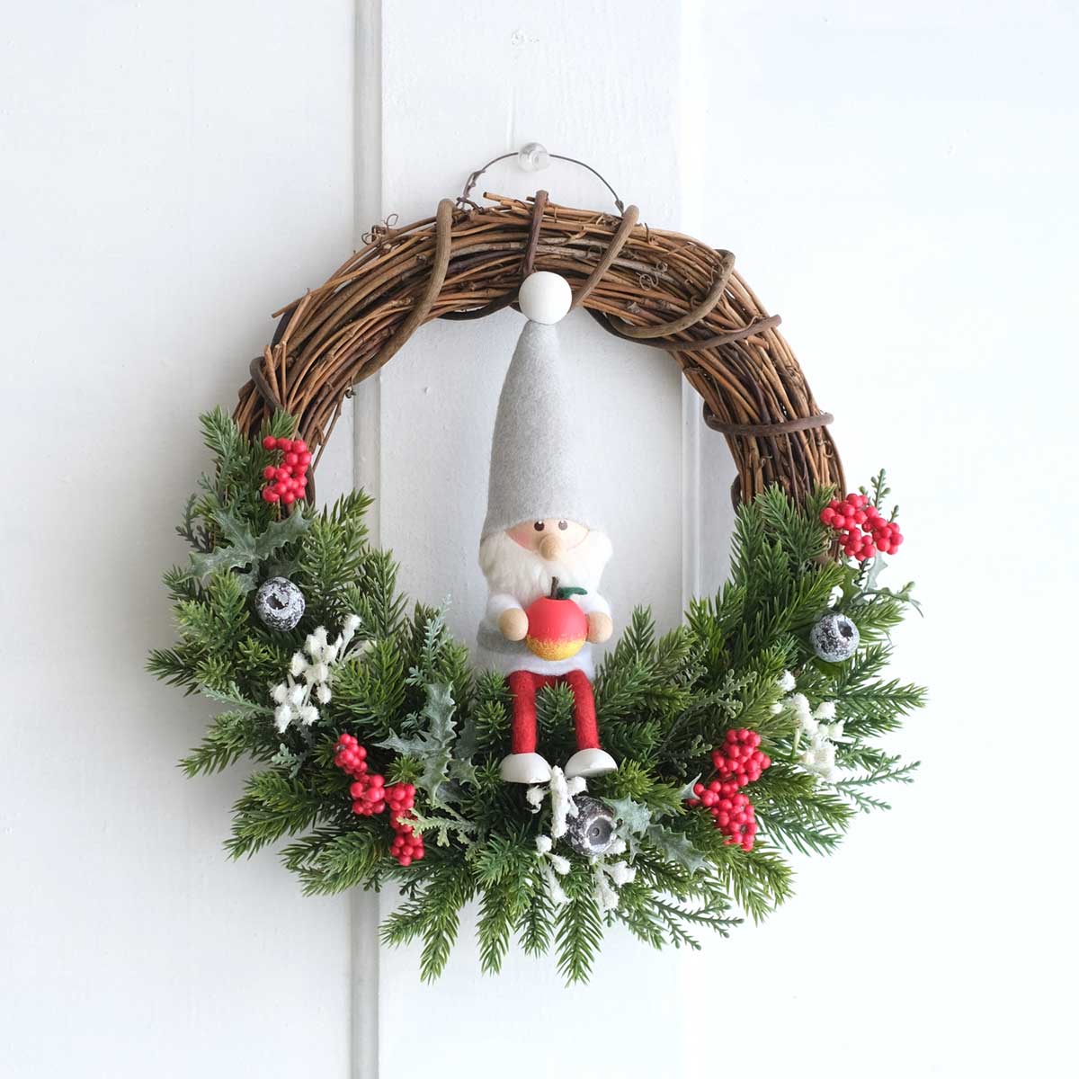 【数量限定】【2025新作】NORDIKA nisse ノルディカ ニッセ クリスマスリース ( ハーフ / サイレントナイト / 25cm )