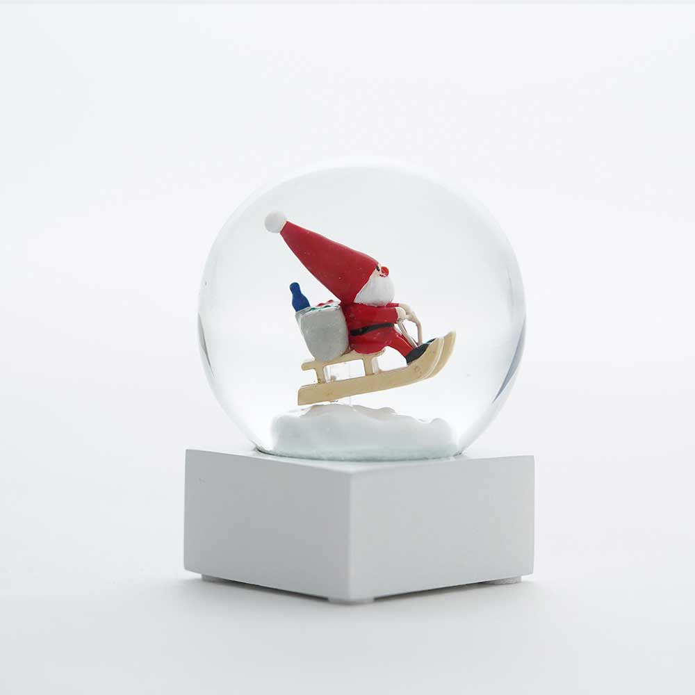 【予約】【2025新作】NORDIKA nisse ノルディカ ニッセ クリスマス スノードーム( ミニ / そりに乗ったサンタ / レッド )