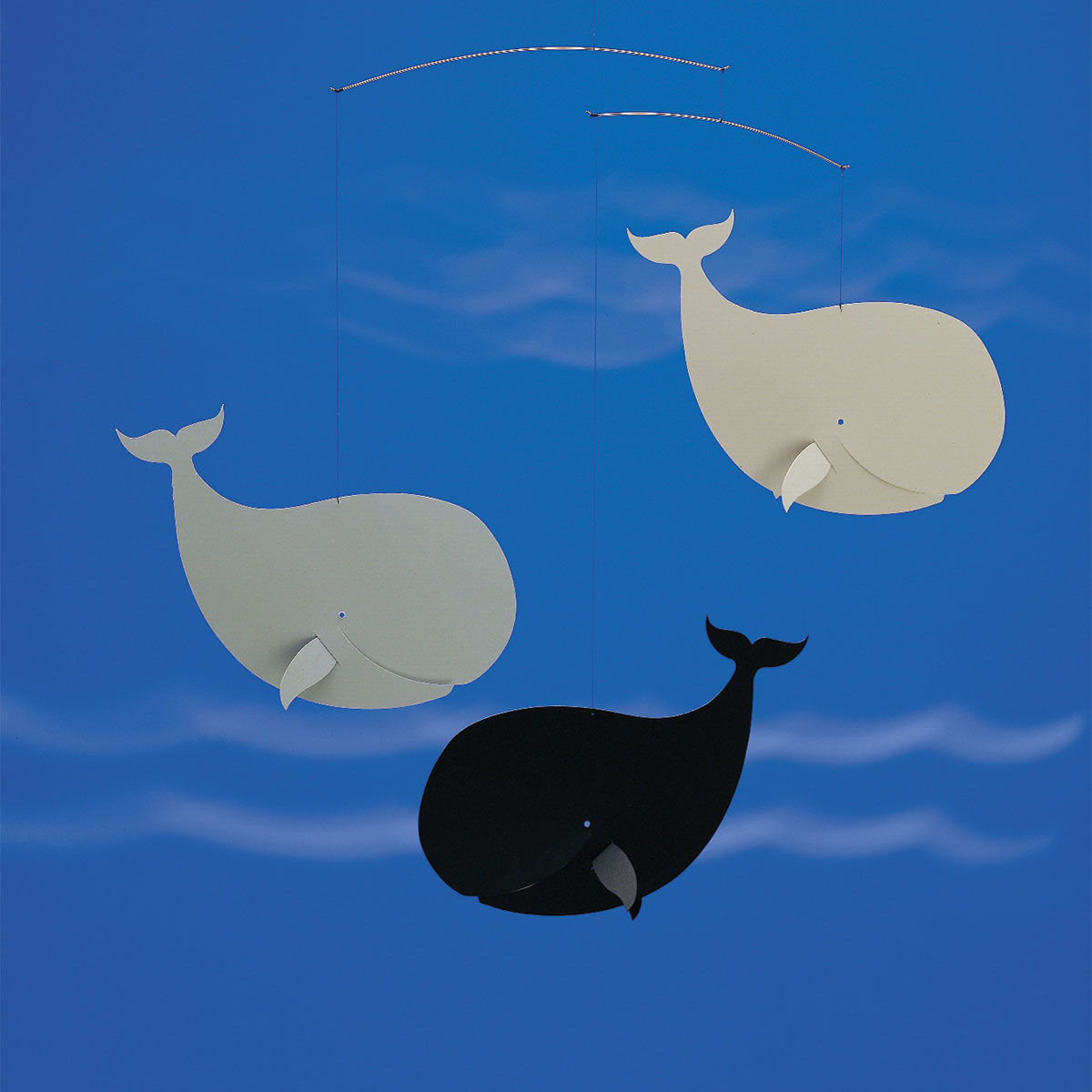 Flensted Mobiles フレンステッド・モビール（Happy Whales ハッピーホエールズ / ブラック グレイ / 81S ）