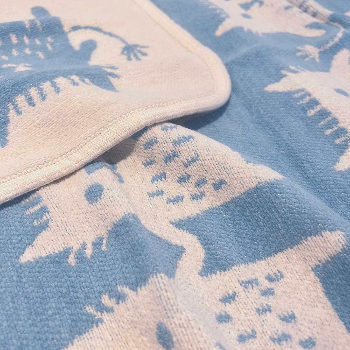 KLIPPAN クリッパン シュニールコットン ミニブランケット ボブキャット ( 70×90cm / ターコイズ )