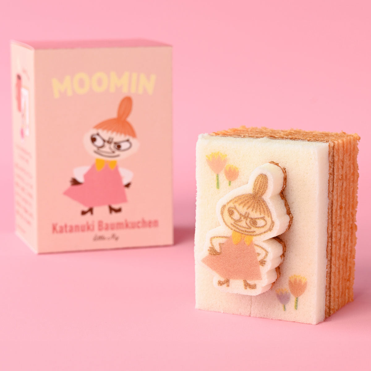 Moomin ムーミン Katanukiya カタヌキヤ 型抜きバウム ( いちご / リトルミイ )