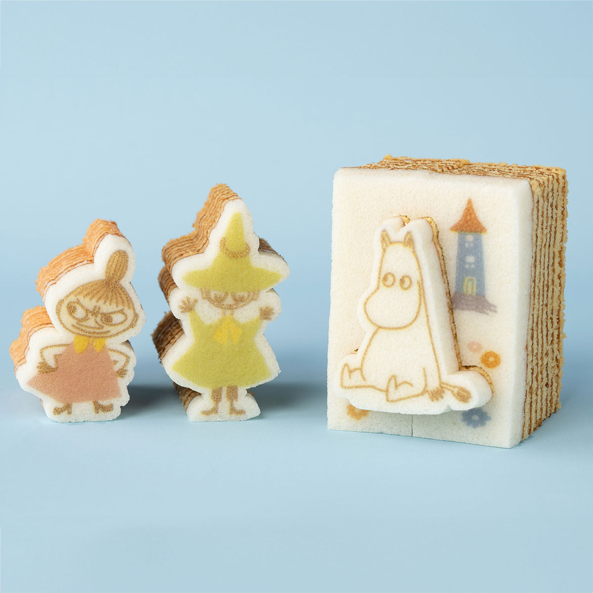 Moomin ムーミン Katanukiya カタヌキヤ 型抜きバウム ( いちご / リトルミイ )
