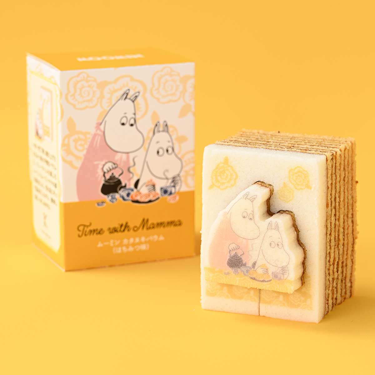 Moomin ムーミン Katanukiya カタヌキヤ 型抜きバウム ( はちみつ / Time with Mamma )