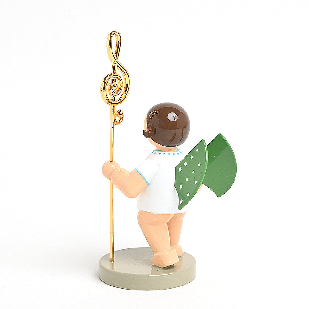 Wendt & Kühn ヴェント & キューン 木製人形ゴールドエディション ( ト音記号を持つ天使 )