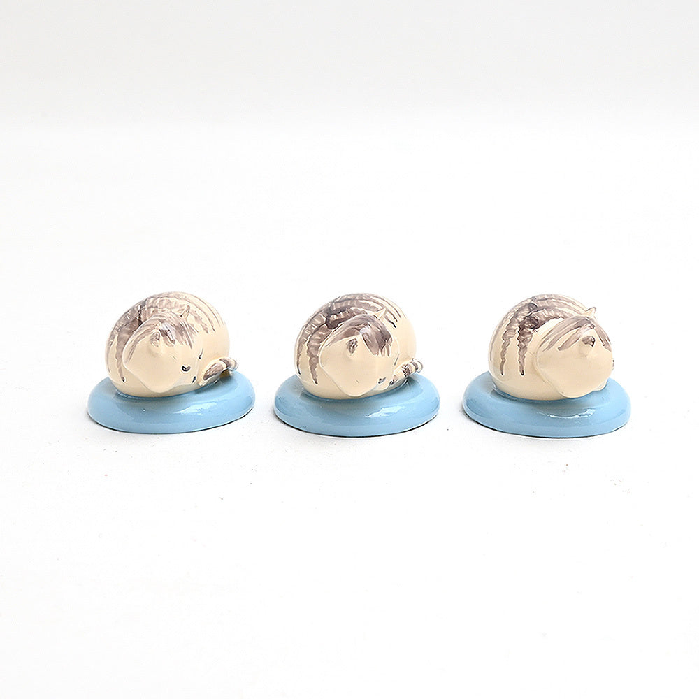 Wendt & Kühn ヴェント & キューン 木製人形ネコ ( ベージュ )