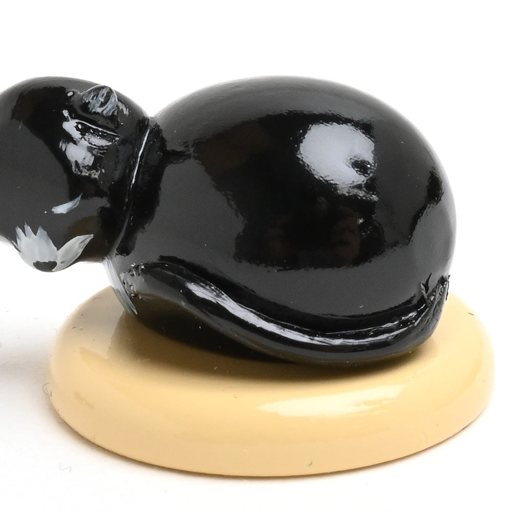 Wendt & Kühn ヴェント & キューン 木製人形ネコ ( 黒 )
