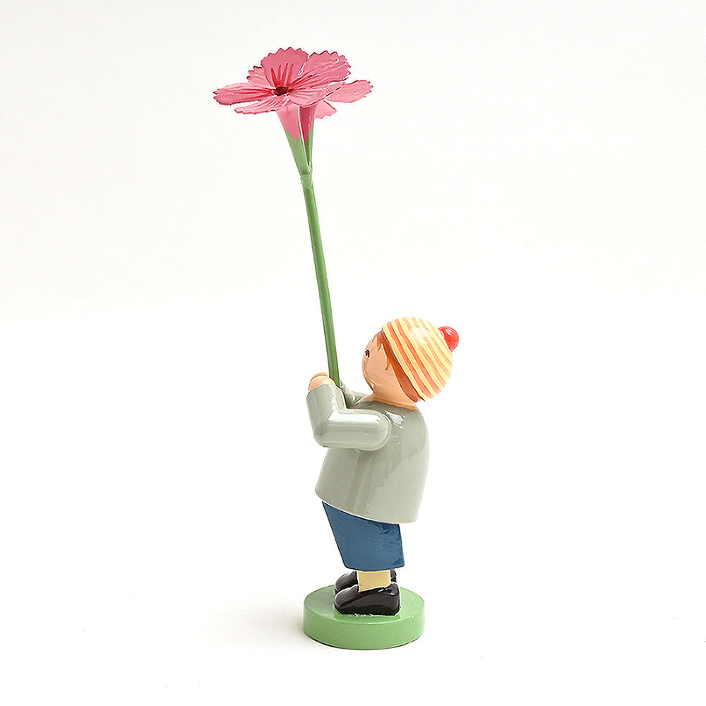 Wendt & Kühn ヴェント & キューン 木製人形ブロッサムキンダー ( カーネーション )