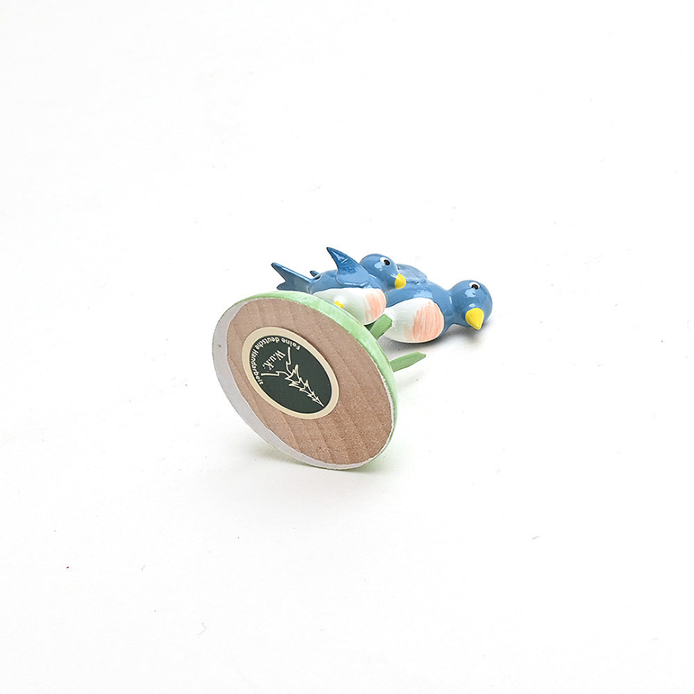 Wendt & Kühn ヴェント & キューン 木製人形 小枝で休む鳥