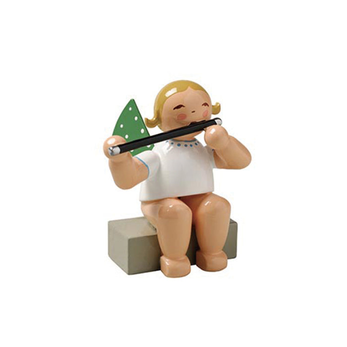 Wendt & Kühn ヴェント & キューン 木製人形 天使のオーケストラ ( フルート )