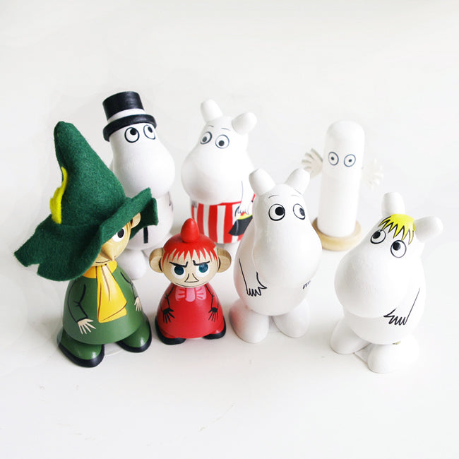 Moomin ムーミン Puulelut プーレルット 木製手描き人形 ( スナフキン )