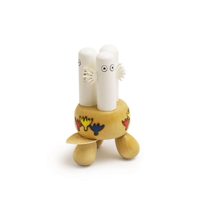 Moomin ムーミン Puulelut プーレルット 木製手描き人形 つぼ押し ( ニョロニョロ )