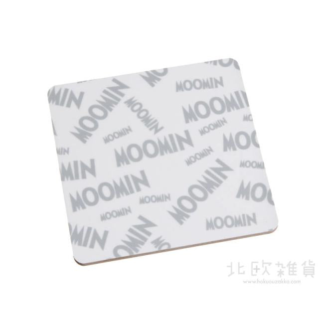 Moomin ムーミン Opto Design オプトデザイン 木製コースター ( Twe-Gun Moomin / 9×9cm )