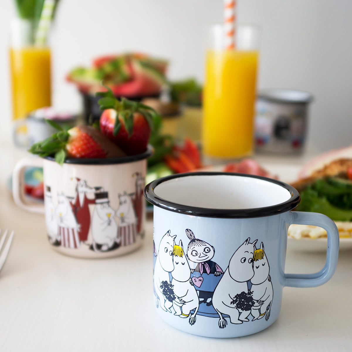 Moomin ムーミン Muurla ムールラ ホーローマグ(フレンズ / ムーミン&スノークのおじょうさん / 370ml)