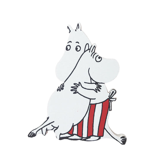 Moomin ムーミン APRILMAI アプリルマイ 木製マグネット ( ムーミンとムーミンママ )