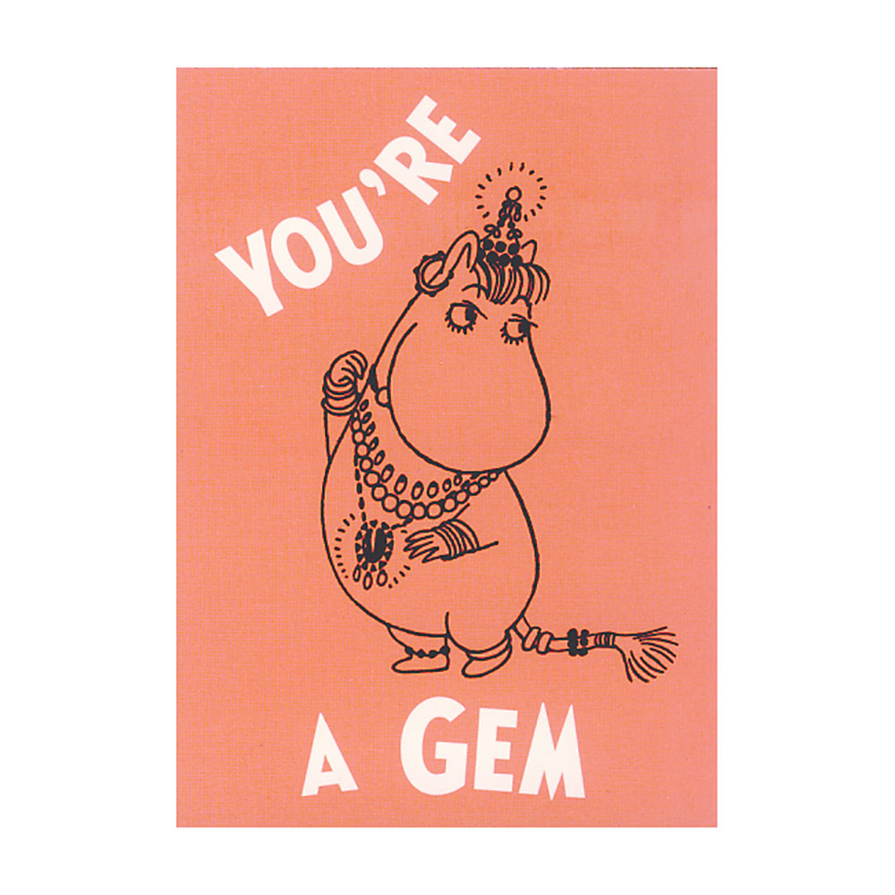Moomin ムーミン Karto カルト ポストカード（YOU ARE A GEM）