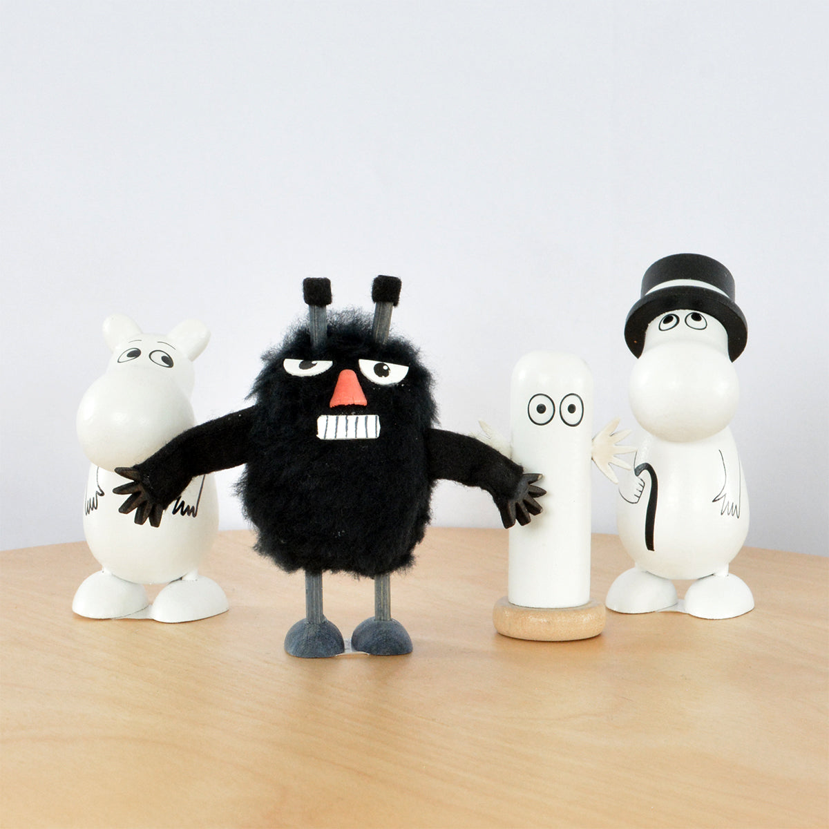 Moomin ムーミン Puulelut プーレルット 木製手描き人形 ( ニョロニョロ )