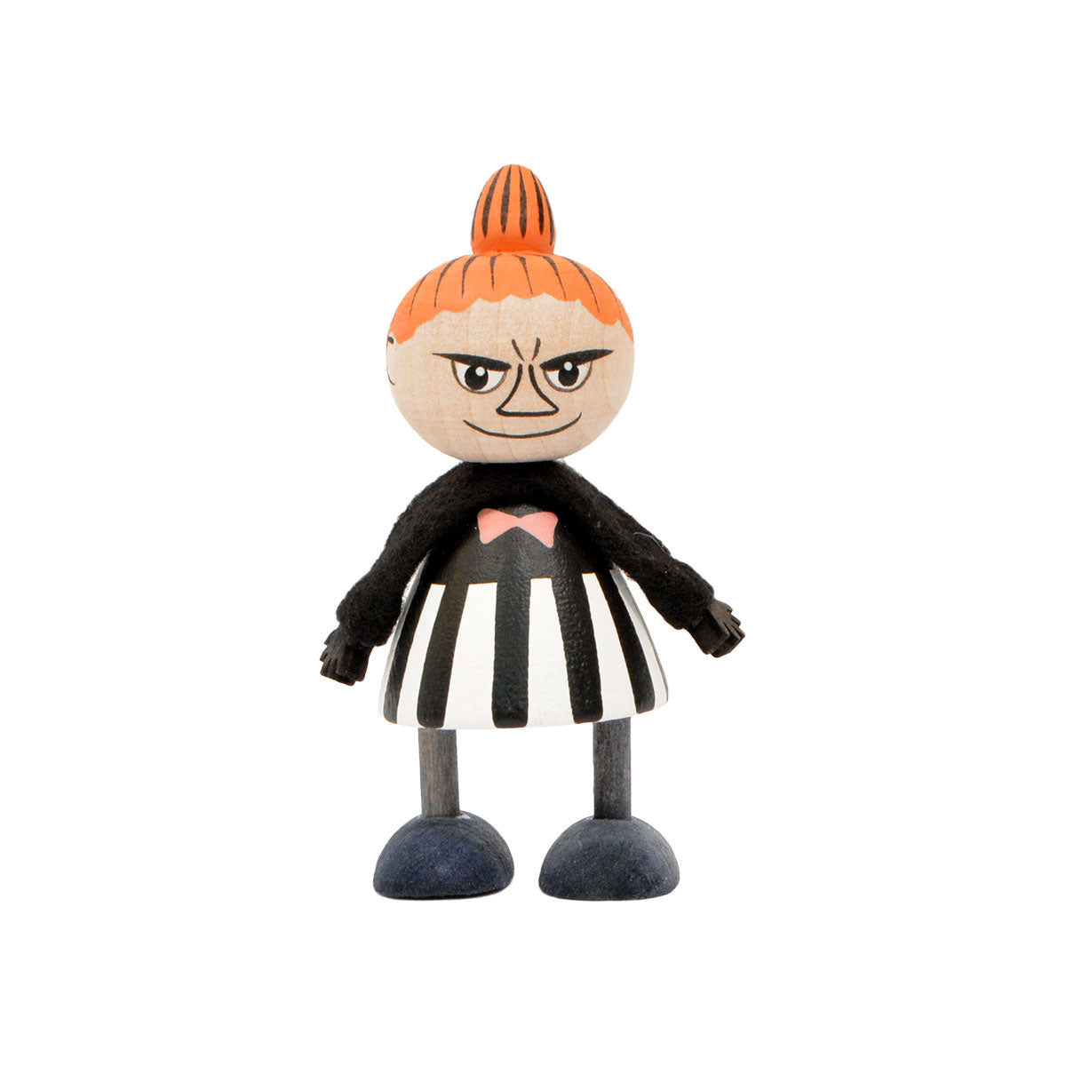 Moomin ムーミン Puulelut プーレルット 木製手描き人形 ( リトルミイ / ブラック )