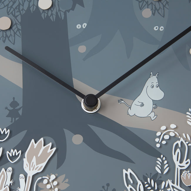 MOOMIN TIMEPIECES ムーミン タイムピーシーズ 壁掛けクロック 河東梨香デザイン ( Moomin in the forest )