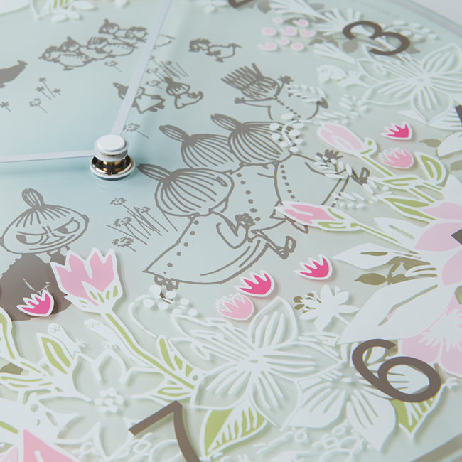 MOOMIN TIMEPIECES ムーミン タイムピーシーズ 壁掛けクロック 河東梨香デザイン ( Little My chasing )